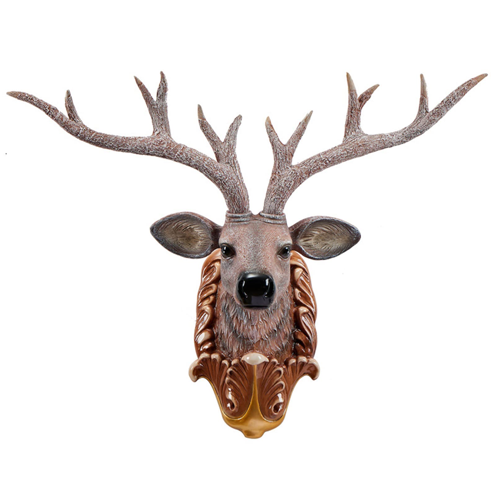 Amazon.com: Deer Head Wall Decor,Wall Mounted Faux Antlers Wall